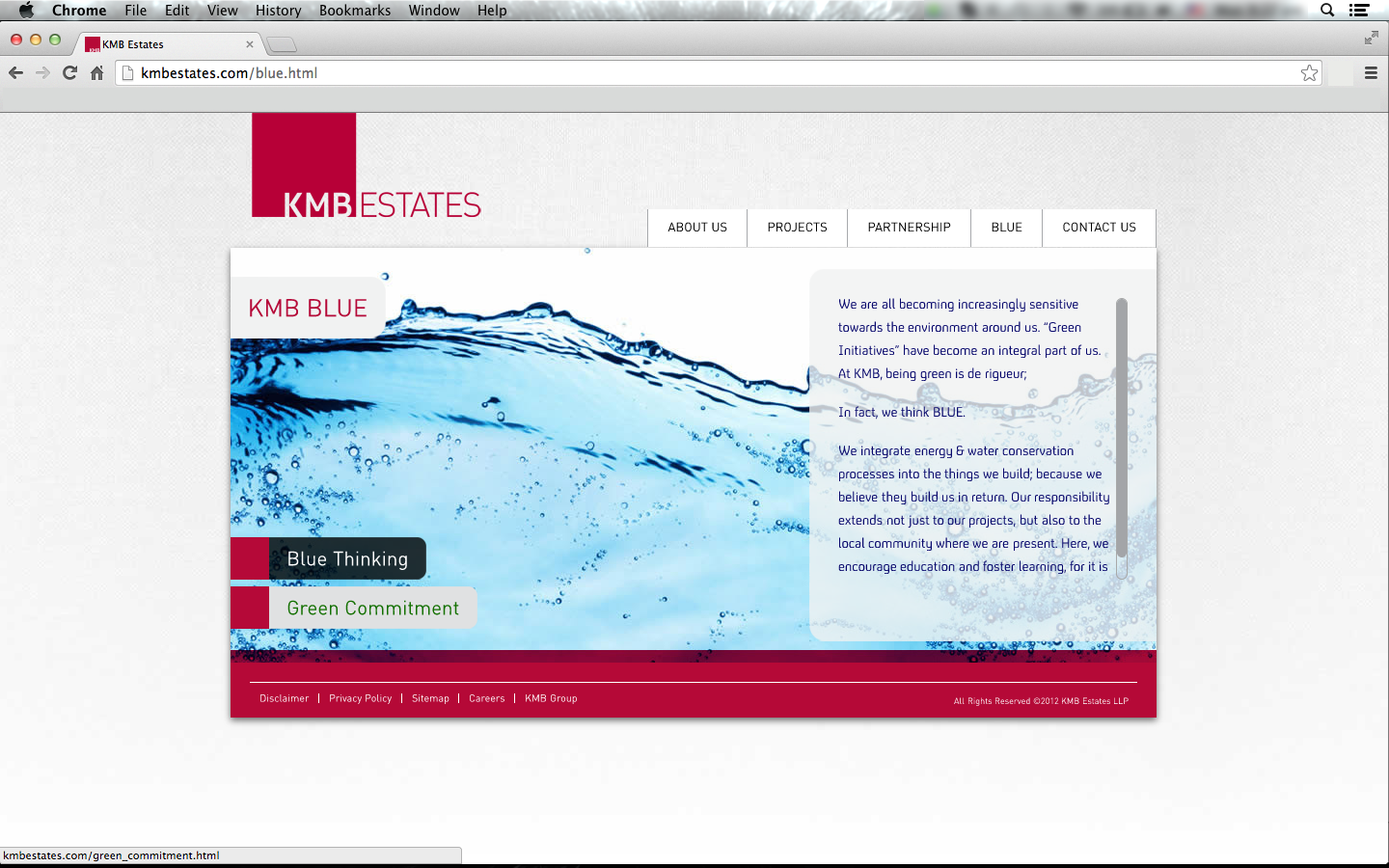 KMB Estates Website: KMB Blue - CSR